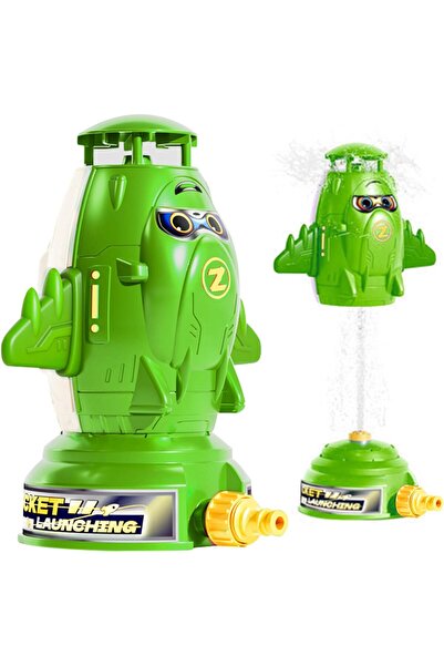 Other Children's toy water rocket - Outdoor sprinkler, ABS plastic - Green, 1...