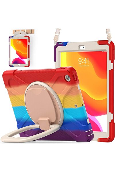 Other Husă iPad 9/8/7 10.2, Blindată, Protecție 3 Straturi, Suport Rotativ 36...