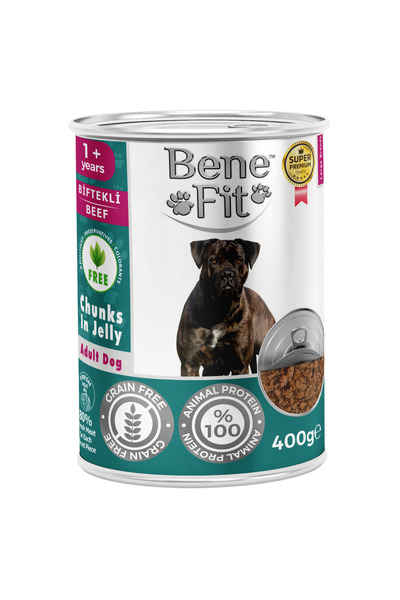 BENEFIT Hrana umeda caine adult, bucati vita in sos 400 g, super premium, far...