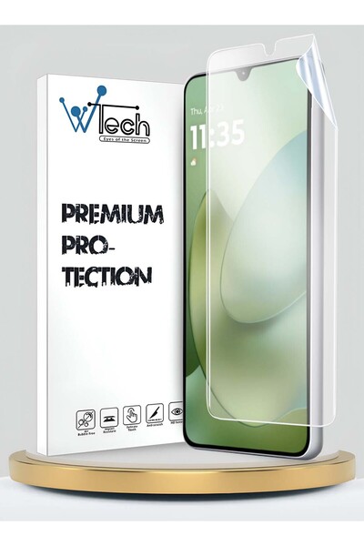 Wtech غشاء هيدروجيل فاخر رقيق ومرن وشفاف لهاتف موتورولا موتو G06 / G06 باور 4...