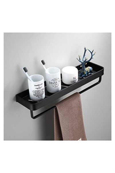 Venezia Metal Dekoratif Siyah 50 cm Lüx Havluluk