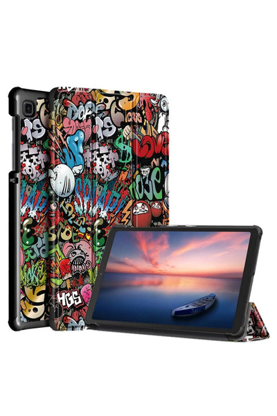 Other Husă Samsung Galaxy Tab A8 10.5 2021 X200 - Motiv Graffiti, Plastic, Sl...