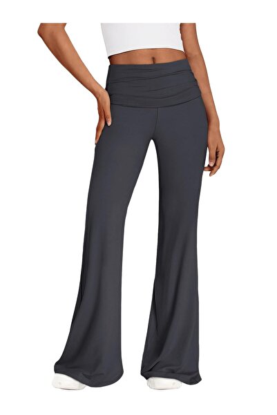 Other Pantaloni Dama REORIA - Colanti Eleganți Flare, Talie Înaltă, Respirabi...