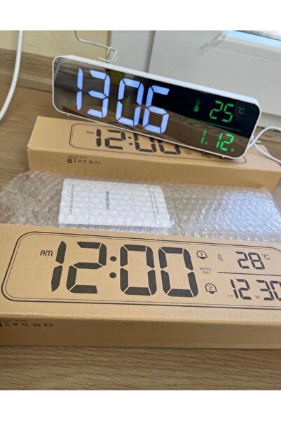 CANSU ODABAS CO Dijital Aynalı Duvar masa saati