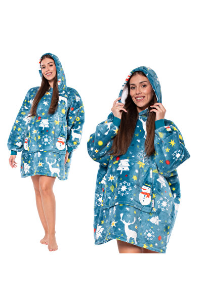 Other Hanorac tip pătură supradimensionat — Călduros cu glugă și căptușeală S...