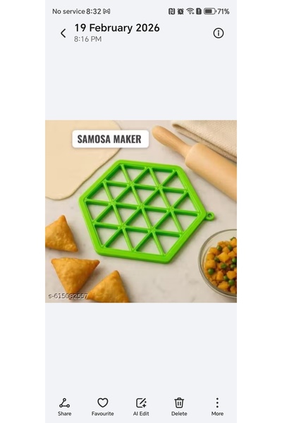 Generic Irphon Unique 24 Comfort Samosa Maker Easy Samosa Mould 24 Pieces at ...