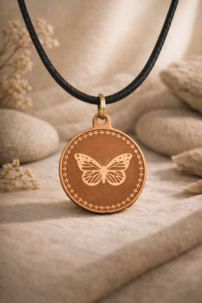 Güney Takı Store Butterfly Pure Copper Necklace