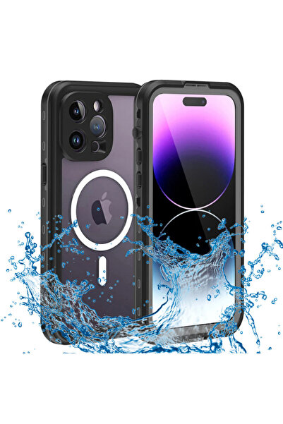 ShellBox Carcasă impermeabil IP68 pentru iPhone 14 Pro Max, neagră