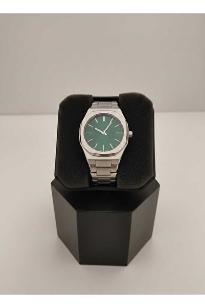 choopers PATEK MODEL YEŞİL KADRAN GÜMÜŞ KORDON ERKEK KOL SAATİ