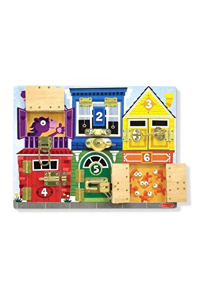 Generic Melissa & Doug Creative Latches Wooden Activity Board