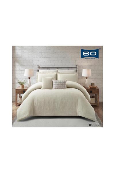 Binown Raffaella | 8-Piece Double Jacquard Cotton Duvet Set