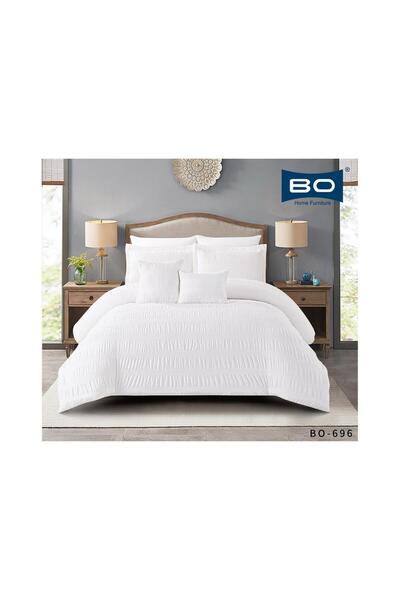 Binown Julina | 8-Piece Double Jacquard Cotton Duvet Set