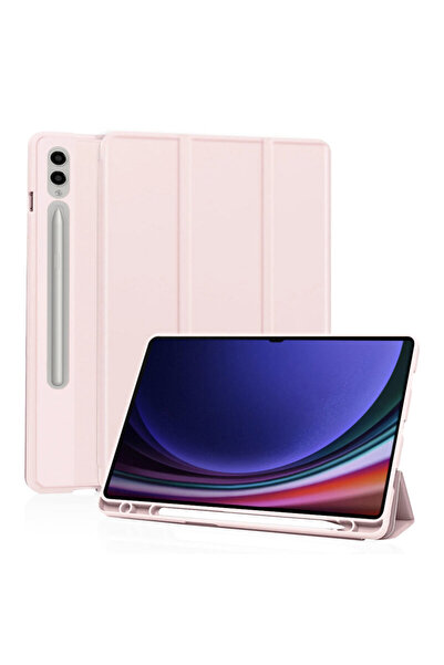 Techsuit Husă pliabilă tip stilou Samsung Galaxy Tab S9 Ultra Flex, roz