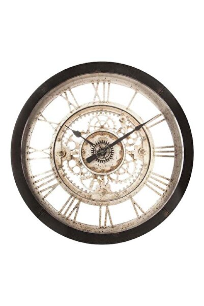 Generic Atmosphera Plastic Ivy Mechanical Wall Clock for Living Room Black an...