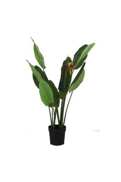 Generic Serene 11-Leaves Realistic Looking Plastic Artificial Paradise Bird T...