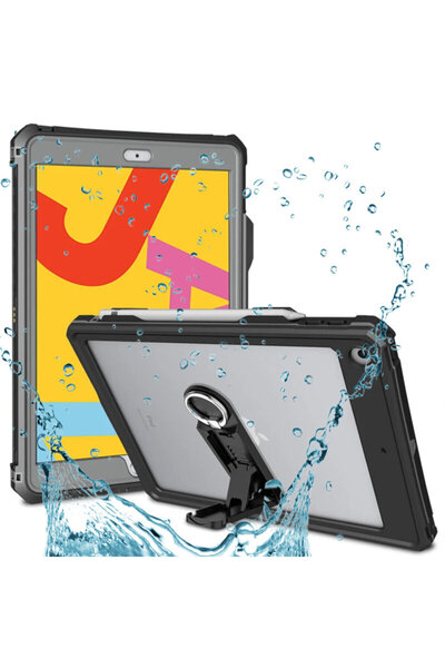 ShellBox 360 iPad 7 10.2" (2019) Impermeabil IP68, negru