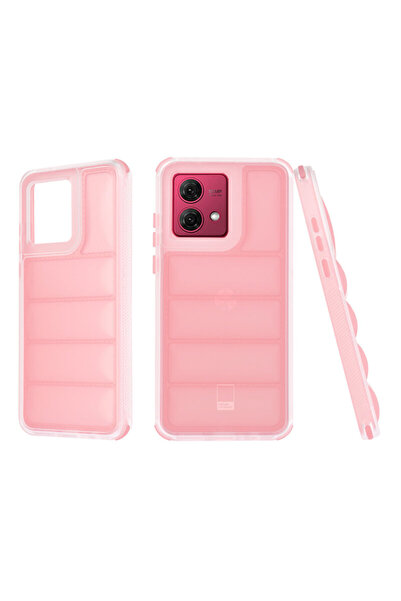 Techsuit Husă Motorola Moto G84 Wave Shield, roz