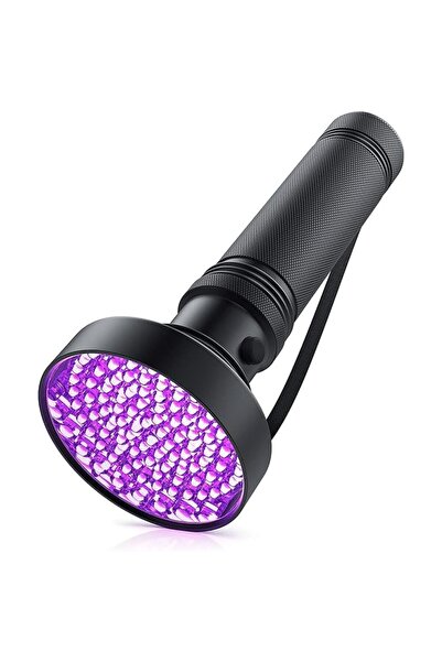 AyrStore 100 LED 395nm Mor Işık Uv El Feneri - Ultraviyole Fener