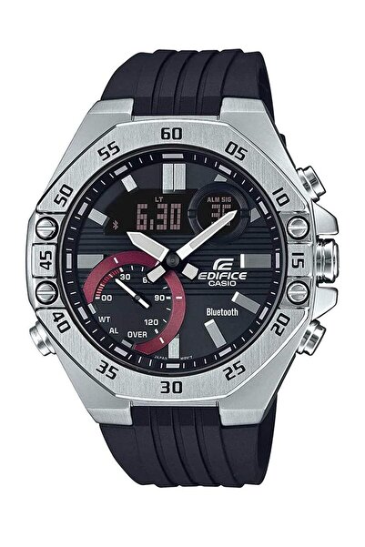 Casio Edifice Bluetooth Connect Analog-Digital Black Dial Men's Watch-ECB-10P...