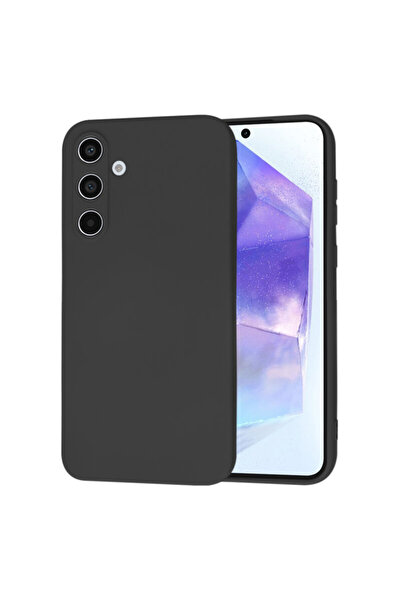 Techsuit Θήκη σιλικόνης για Samsung Galaxy A55 5G SoftFlex, μαύρη