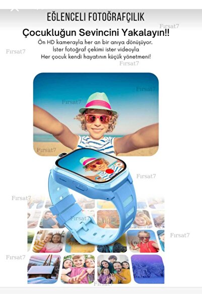 okeymag 4G Pro + Plus Android Sim Kartlı Akıllı Çocuk Saati | GPS Konum, Kame...