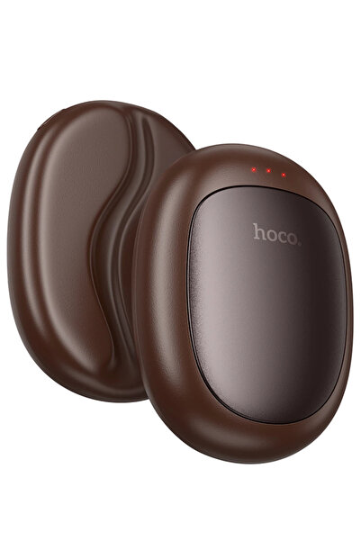 hoco. J167 Coffee Bean Magnetic Double Hand Warmer - Brown