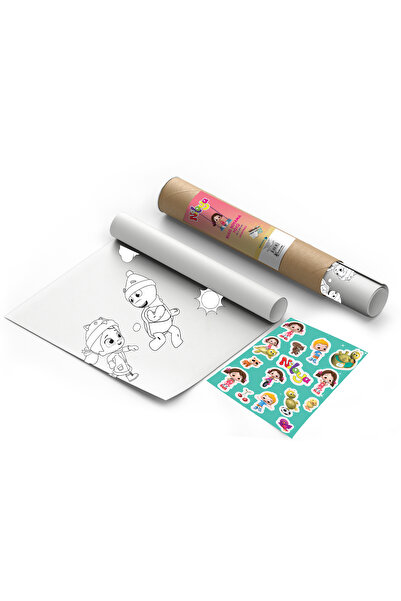 KESKİN COLOR Niloya Rulo Boyama 30x250 cm *Sticker Hediyeli*