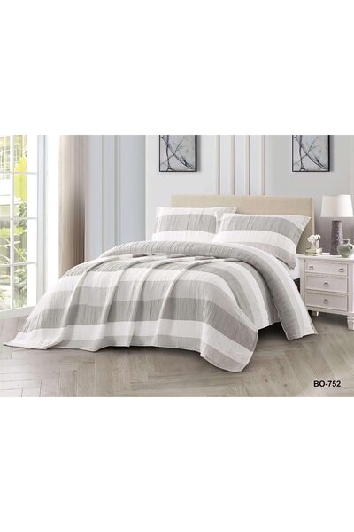 Binown 4-piece Linen pressed bedspread set