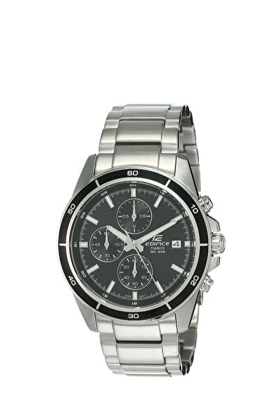 Casio Edifice Men's Black Dial Stainless Steel Chronograph Watch