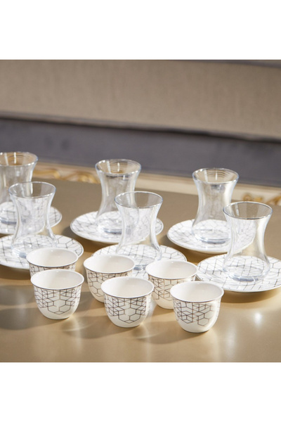 Generic Kimi 18-Piece Printed Istikan Set