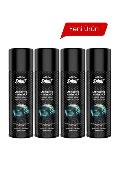 Selsil 4x Lastik Fitil Yenileme Spreyi 1 Adet