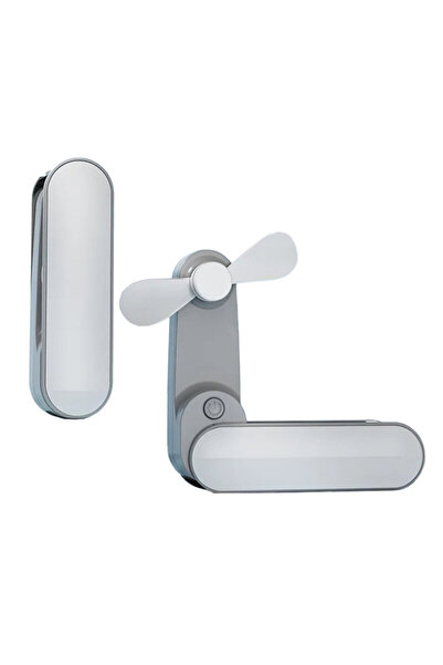 Techsuit Ventilator de birou portabil silențios cu baterie TF1, alb