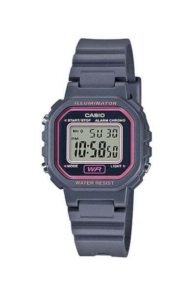 Casio Illuminator Water Resistant Digital Watch LA-20WH-8ADF - 35 mm - Grey