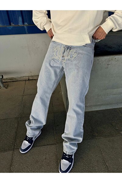 XPUPPETWEAR Loose Fit Jeans with Embroidery Detail