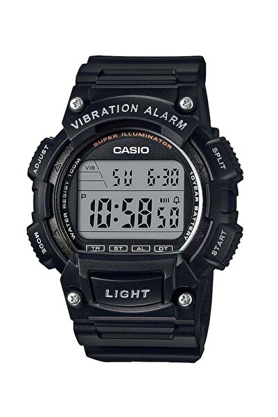 Casio Boys' Resin Digital Quartz Watch W-736H-1AVDF - 47 mm - Black
