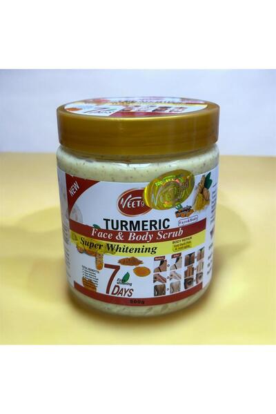 Veet Gold Turmeric Super Whitening Face and Body Scrub – Brightening & Exfoli...