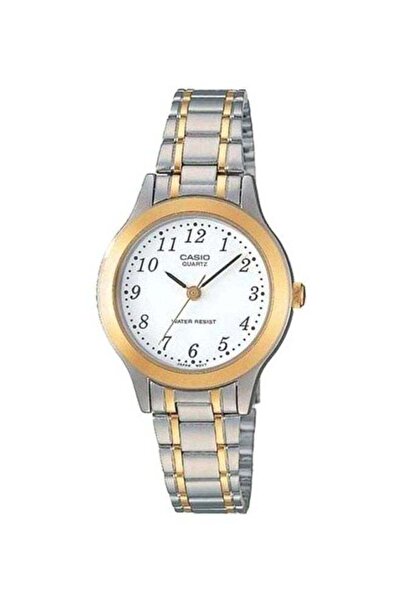 Casio Women's Stainless Steel Analog Watch LTP-1128G-7B - 33 mm - Silver/Gold