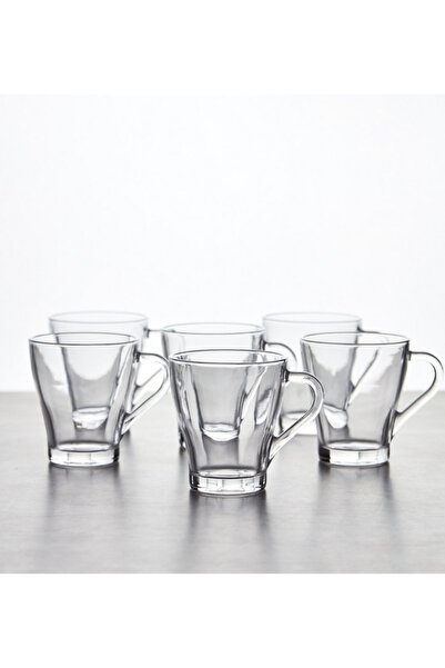 Generic Doppio 6-Piece Glass Mug Set - 260 ml