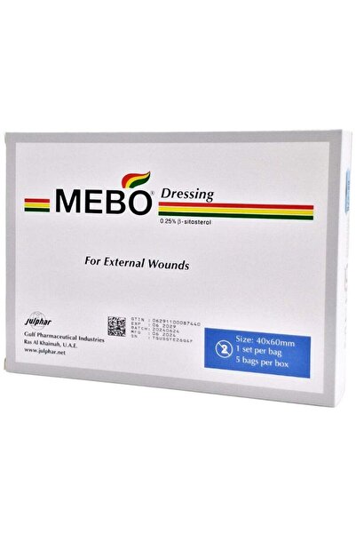 MEBO Julphar Wound Dressing 40×60mm – Pack of 5 Sterile Dressings
