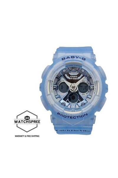 Casio Women's Rubber Chronograph Watch BA-130CV-2ADR