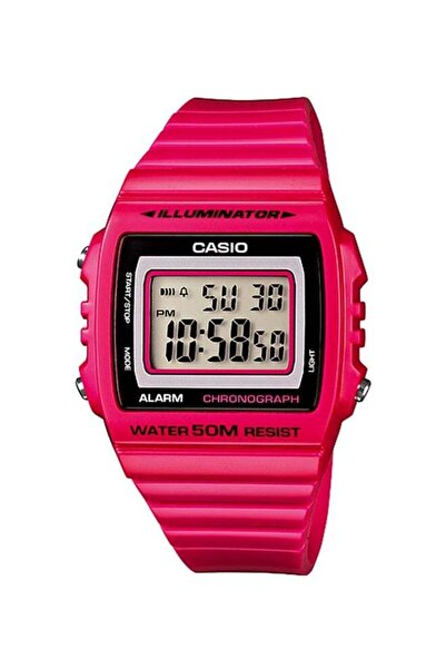 Casio Resin Digital Watch W-215H-4AVDF - 41 mm - Pink