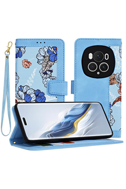 Techsuit Εξατομικευμένη θήκη για Honor Magic 6 Pro FlipCraft, μπλε