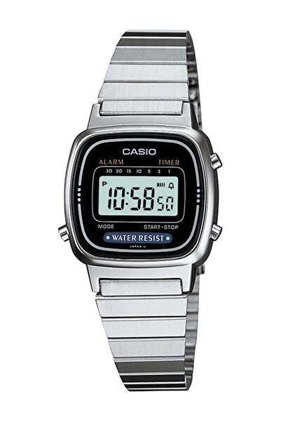 Casio Women's Formal Digital Watch LA670WA-1DF - 30 mm - Silver