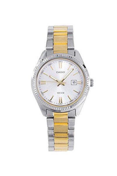 Casio Women's Water Resistant Stainless Steel Analog Watch Ltp 1302SG - 7A