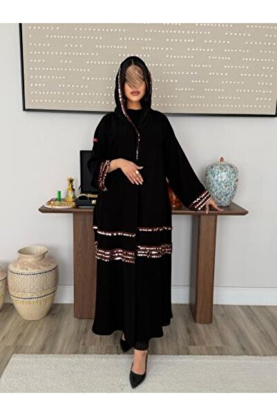 Gernral D799 - Ramadan Abaya with Royal Fabric and Embroidery