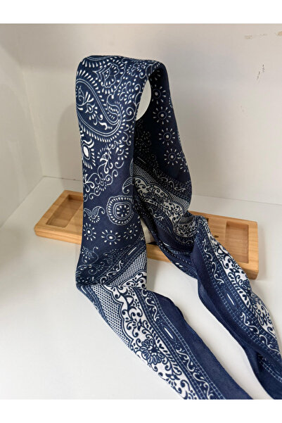 Bo Takı ve Aksesuar Ethnic Patterned Cotton 70*70 Scarf