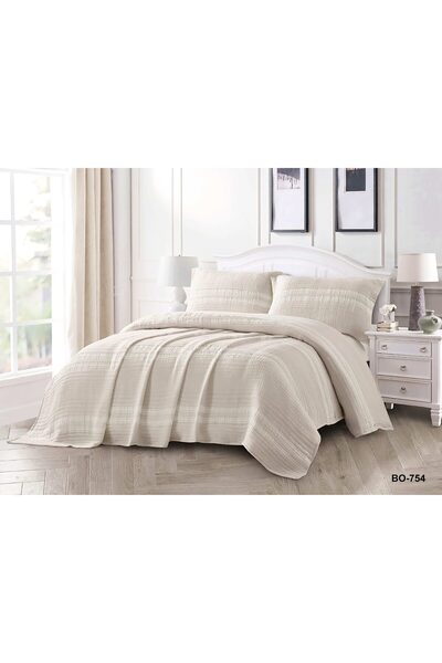 Binown 4-piece Linen pressed bedspread set