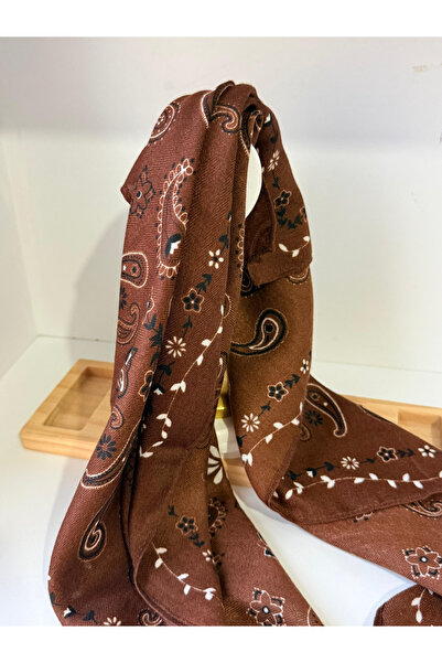 Bo Takı ve Aksesuar Ethnic Patterned Cotton 70*70 Scarf