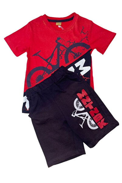 GENERAL Boys' T-shirt and shorts set with a unique design - sizes 6-9 years