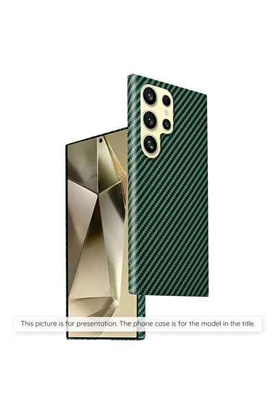 Techsuit Samsung Galaxy S24 Plus Карбонитов фибростъклен корпус, зелен